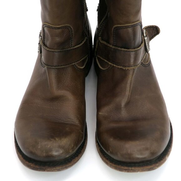 Liberty Black Distressed America Tall Riding Boots - Picture 2 of 5